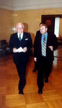 President Lennart Meri ja peaminister Mart Laar