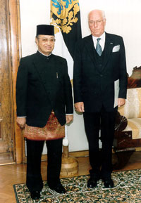 Indoneesia Vabariigi suursaadiku Ahmad Fauzie Gani volikirjade üleandmine