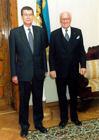 Ambassador of the Belgium Louis Mouraux presented his credentials to the President of the Republic