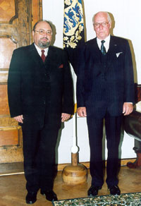 Aleksander Jordanov, the Ambassador of the Republic of Bulgaria, on the ceremony of presenting his credentials to the President of the Republic