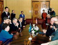 President Lennart Meri kohtumine Ameerika Ühendriikide senaatoritega