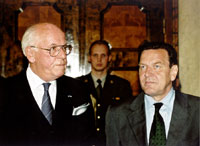President Lennart Meri ja dr. Gerhard Schröder