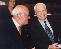 President Lennart Meri ja USA senaator John McCain