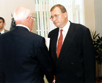 President Lennart Meri ja suursaadik Tiit Matsulevitš